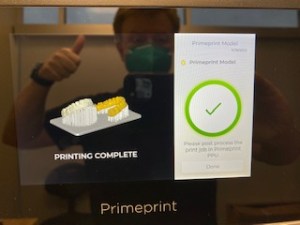 primeprint 3d printer screen